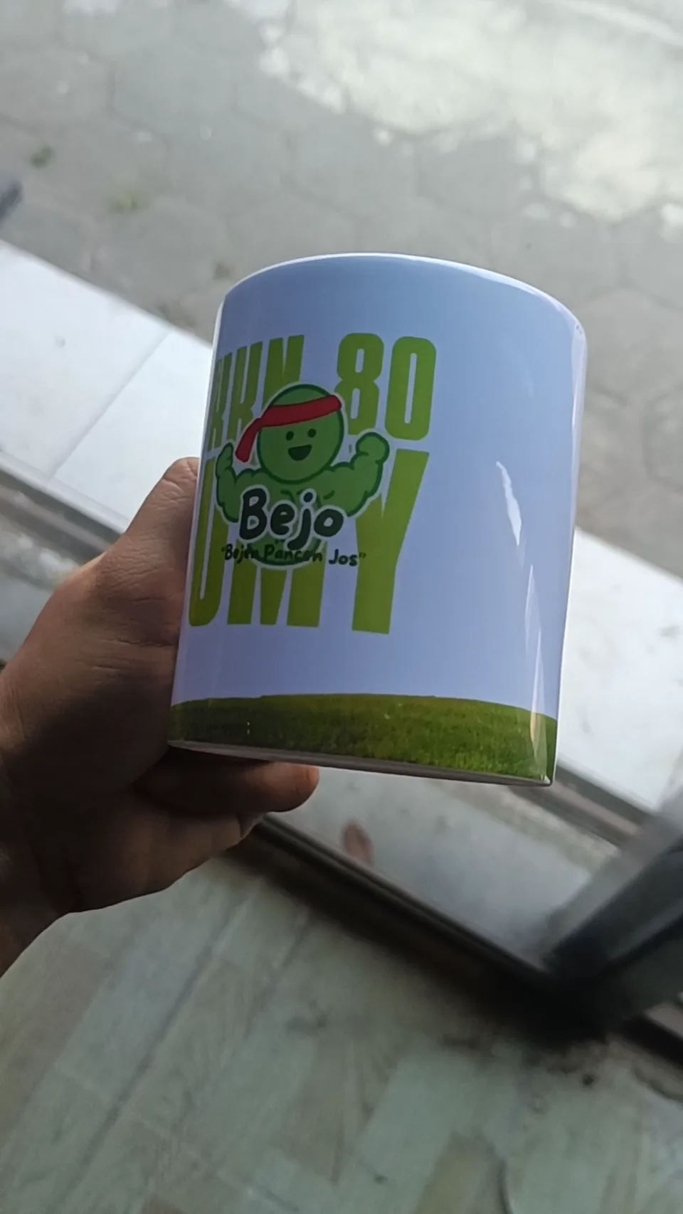 Dokumentasi hasil produksi 80 Mug Standar untuk KKN Universitas Muhammadiyah Yogyakarta